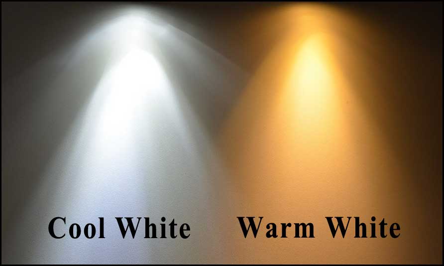 cool and warm light led