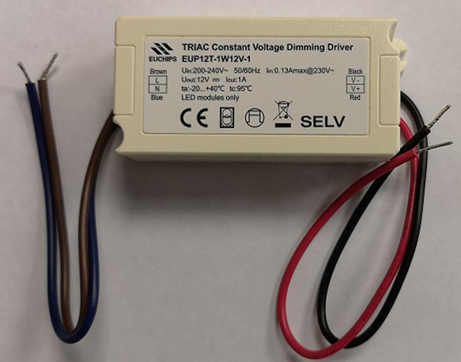 12W Triac Constant Voltage Dimmable Driver