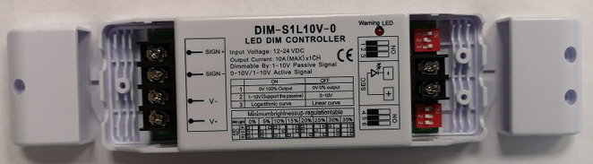 S1L10 Flexible Driver 0-10V or 1-10 V inputs and Drivers 12V or 24V