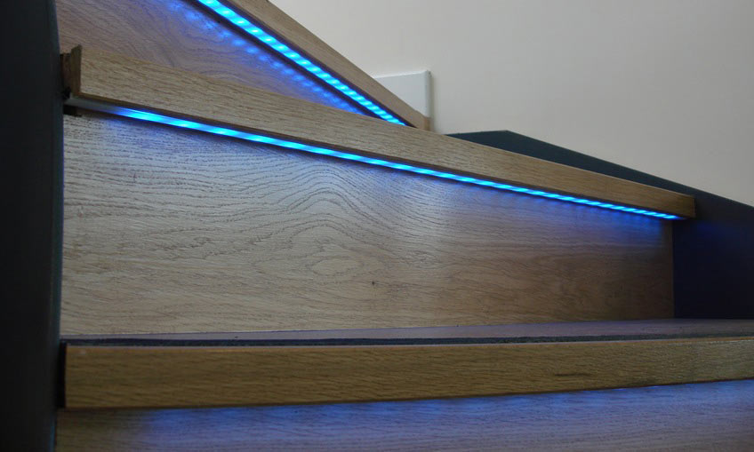 led profile for stairs
